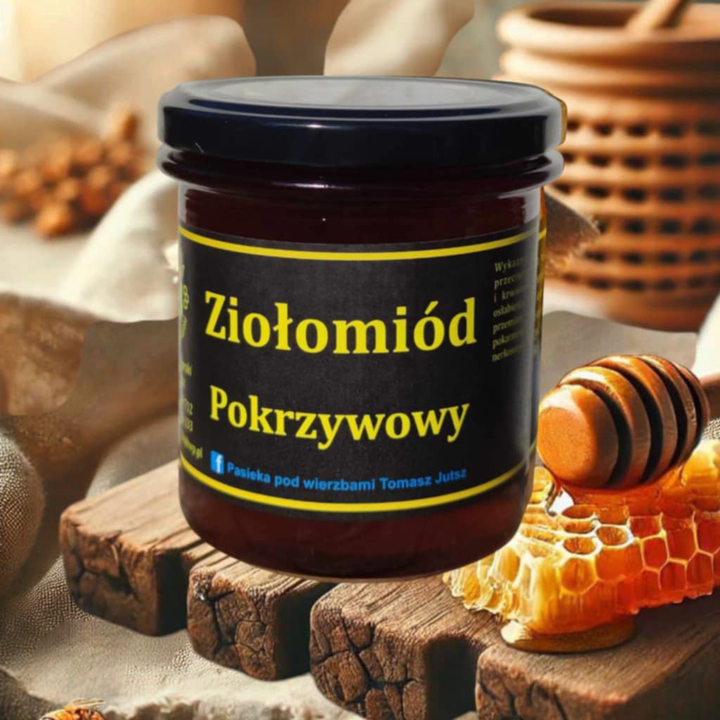 Ziołomiód z pokrzywy zwyczajnej - obrazek 2