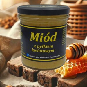 Miód z pyłkiem kwiatowym